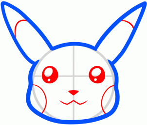 kak risovat Pikachu Easy0248